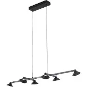 LUCANDE Taklampa , Steve, dimbara, Svart, Matsal, Metall, Modern