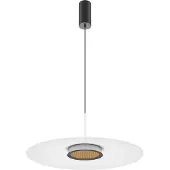 Maytoni Pendellampa El, Vardagsrum / matsal, Aluminium / grå / zink, Modern