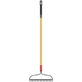 CAT J17-250, Trädgårdsräfsa, Svart, Gul, Metall, Gul, 137 cm, 415 mm