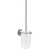 GROHE Start toalettborste - glas/metall Supersteel hållare/skål