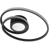 LINDBY LED taklampa Thalina , dimbar, Svart, Vardagsrum / matsal, Metall, Modern, LED-taklampa