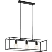 LINDBY Hänglampa Emily , dimbar, Svart, Kök, Metall, Modern, Pendellampa