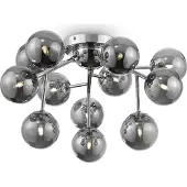 Maytoni Taklampa Dallas, dimbar, Förkromad / silver, Vardagsrum / matsal, Glas, Modern, Taklampa