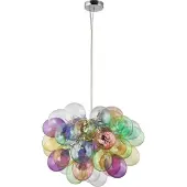 LUCANDE Taklampa , Diborah, dimbara, Flerfärgad, Vardagsrum, Glas, Design