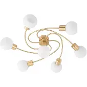 LINDBY Taklampor , Ciala, dimbara, Guld / mässing, Vardagsrum, Glas, Modern
