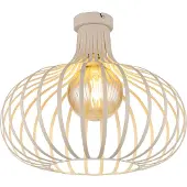 Globo Taklampa Mateo, dimbar, Creme / bärnsten, Vardagsrum / matsal, Metall, Skandinavisk, Taklampa