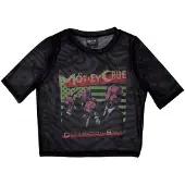 Ginza.se Mötley Crue: Ladies Crop Top/Generation Swine (Black) (Mesh) (XX-Small)