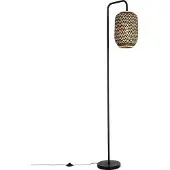 QAZQA Orientalisk golvlampa bambu med svart - Yvonne