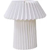 LINDBY Bordslampa , Magali, Vit, Vardagsrum, Papper / papp