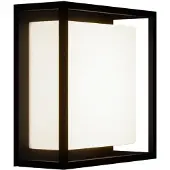 LUCANDE LED utomhus vägglampa Ilirian , Svart, Aluminium / grå / zink, Modern, LED-vägglampa utomhus