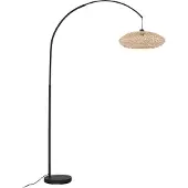 LINDBY Golvlampa Solvian , Svart, Vardagsrum / matsal, Metall, Modern, Golvlampa