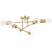 LINDBY Taklampa Aloria , dimbar, Mässing / guld, Vardagsrum / matsal, Metall, Modern, Taklampa
