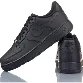Nike Air Force 1 Older Kids' Shoe, svart