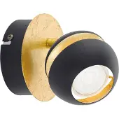 Brilliant LED taklampa Woodbridge, dimbar, Svart, Vardagsrum / matsal, Trä, LED-taklampa