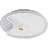 LINDBY LED taklampa Kosmo , Vitt / opal, Vardagsrum / matsal, Syntetmaterial, Ungt boande, LED-taklampa