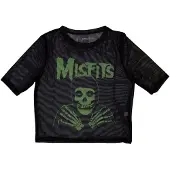 Ginza.se Misfits: Ladies Crop Top/Green Hands (Black) (Mesh) (XX-Small)