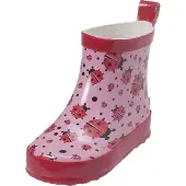 Playshoes Gummistövel rosa / ljusröd / svart