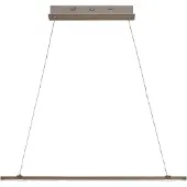 LUCANDE Pendellampa Tymon , dimbar, Aluminium / grå / zink, Vardagsrum / matsal, Metall, Modern