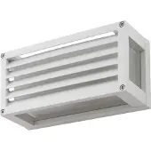 LUCANDE Vägglampa utomhus Aurelien , dimbar, Vitt / opal, Aluminium / grå / zink, Modern, Utomhusvägglampa