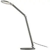 LUCANDE Bordslampa , Mion, dimbara, Grå, Arbetsrum / hemkontor, Metall, Modern