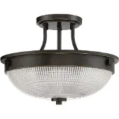 QUOIZEL Taklampa Mantle, dimbar, Brun / mässing, Vardagsrum / matsal, Metall, Antik, Taklampa