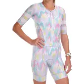 Zoot Aero Full Zip Dream Kortärmad Triathlondräkt