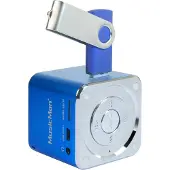 Technaxx Minihögtalare MusicMan Mini AUX, SD, USB Blå
