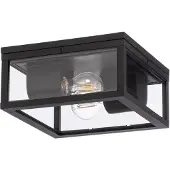 LINDBY Kremena taklampa för utomhusbruk, svart , dimbar, Svart, Aluminium / grå / zink, Modern, Taklampa