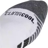 Adidas Sportsockor 'Performance CLIMACOOL Cushioned Quarter 3-Pack' gråmelerad / svart / vit