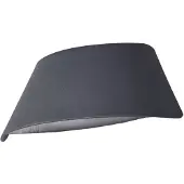 LUCANDE LED utomhus vägglampa Glen , Svart, Aluminium / grå / zink, Modern, LED-vägglampa utomhus