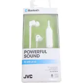 JVC HA-FX21BT - Hörlurar med mikrofon - inuti örat - Bluetooth - trådlös - vit