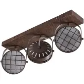 LINDBY Taklampor , Tamin, dimbara, Brun / rost, Vardagsrum, Metall, Industristil