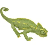 Safari Ltd. Besljad Chameleon Baby Figurine - Detaljerad 6,75" plastmodell Figur - Rolig pedagogisk leksak fr pojkar, flickor och barn i ldra