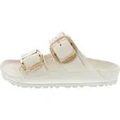 Birkenstock för kvinnor. 1029651 Sandaler Arizona Big Buckle EVA (Smal passform) vit (41), Karta, Spänne, Strandkläder