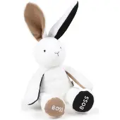 BOSS Branded faux-fur cuddly bunny for babies