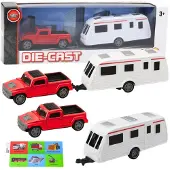 Leantoys Metallbilset med kCamper