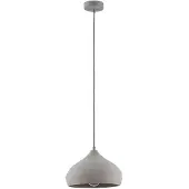LINDBY Hänglampa Morton , dimbar, Aluminium / grå / zink, Vardagsrum / matsal, Betong, Modern, Pendellampa