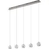 LUCANDE Taklampa , Hayley, Transparent, Vardagsrum, Glas, Modern
