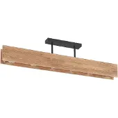LINDBY Taklampa Malwin , dimbar, Mörkt trä, Vardagsrum / matsal, Trä, Skandinavisk, Taklampa