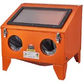 Vevor 40 gallon sandblästringsskåp Bänkskåp med blästerpistol 4 munstycke