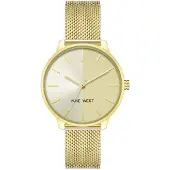 Nine west Nw-2668chgb Quartz 35 Mm Damklocka