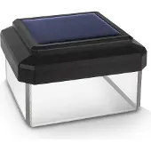 Greenblue Solcells-LED-lampa stolparmatur 80x80 mm, papp-/tegeltak GB127