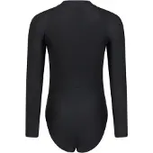 Mountain Warehouse Womens/Ladies Surfer Long-Sleeved One Piece Swimsuit (Jet Black)