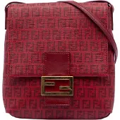 Fendi Begagnad Zucchino Spalmati Crossbody