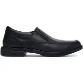 SKECHERS Dreston Ratlon Läder Mäns Svarta Loafers