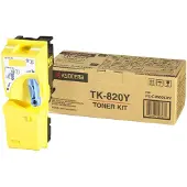 Kyocera toner TK-820Y original gul 7.000 sidor