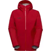 Mammut - Vandringskläder - Crater Light HS Hooded Jacket Men Dark Red för Unisex - Storlek L - Röd