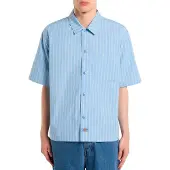 Dickies - Skjortor - Venedocia Stripe Shirt SS EndleSS Sky för UnisexBomull - Storlek M - Blå