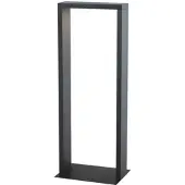 KLEWE Solcellslampa AXIS MAXI,, Svart, Aluminium / grå / zink, Modern, Solcellslampor