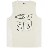AND1 T-shirt '93 Airtex' ecru / antracit